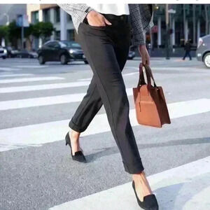 Beta Brand Yoga Pants, Black, Pockets, Size Medium Petite